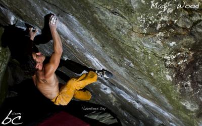 Mischa working on "Valentines Day"